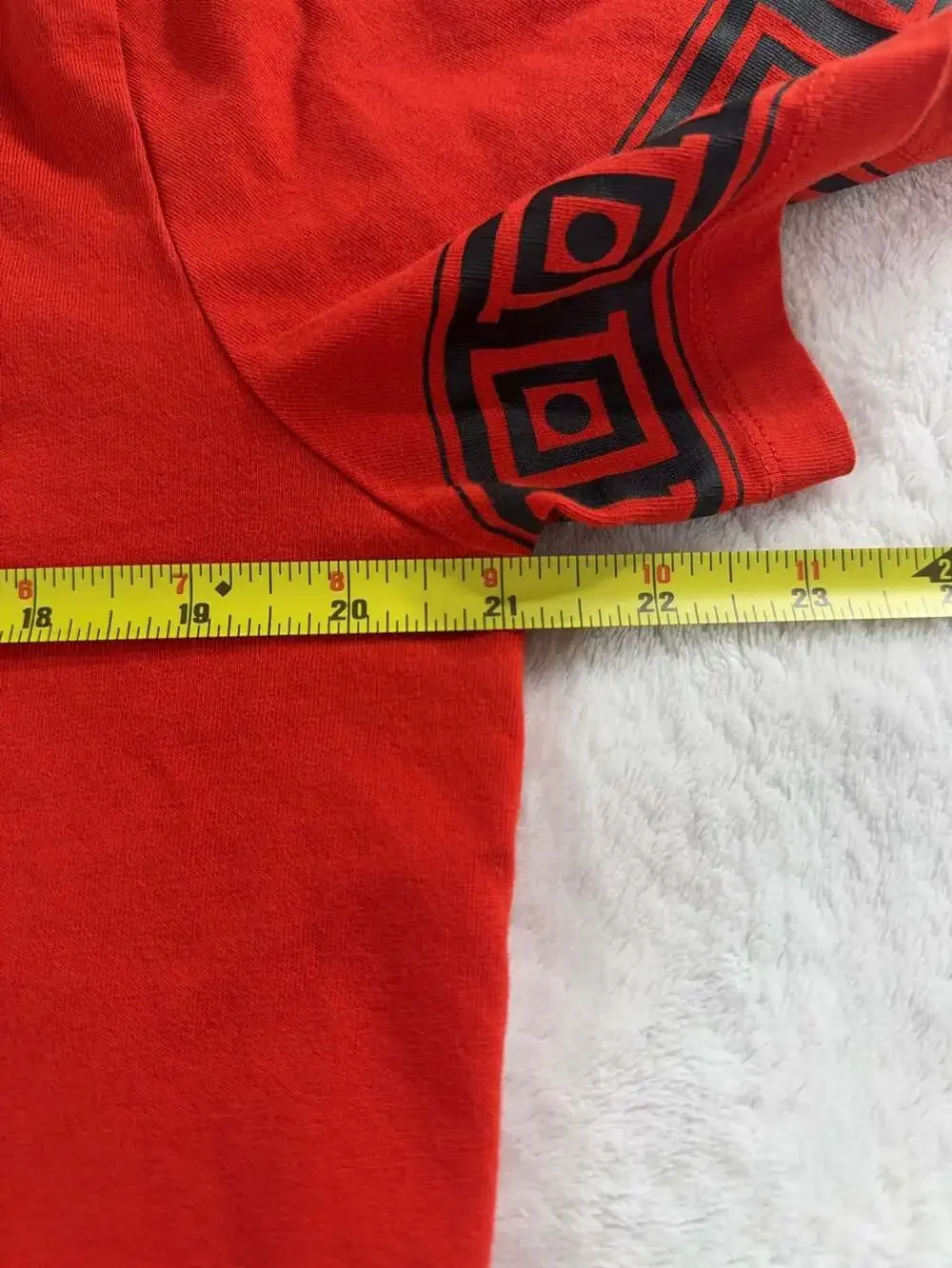 Versace Collection Red Greek Key Trim T-Shirt XXL